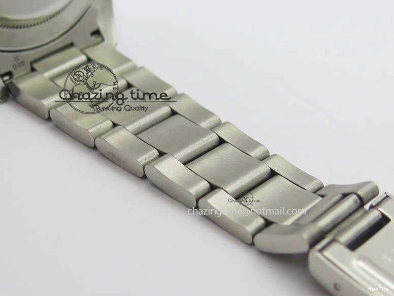 MiroTime 0421 ComfortFit Vintage 1680 Submariner No Date SS White Dial On SS Bracelet A 3855